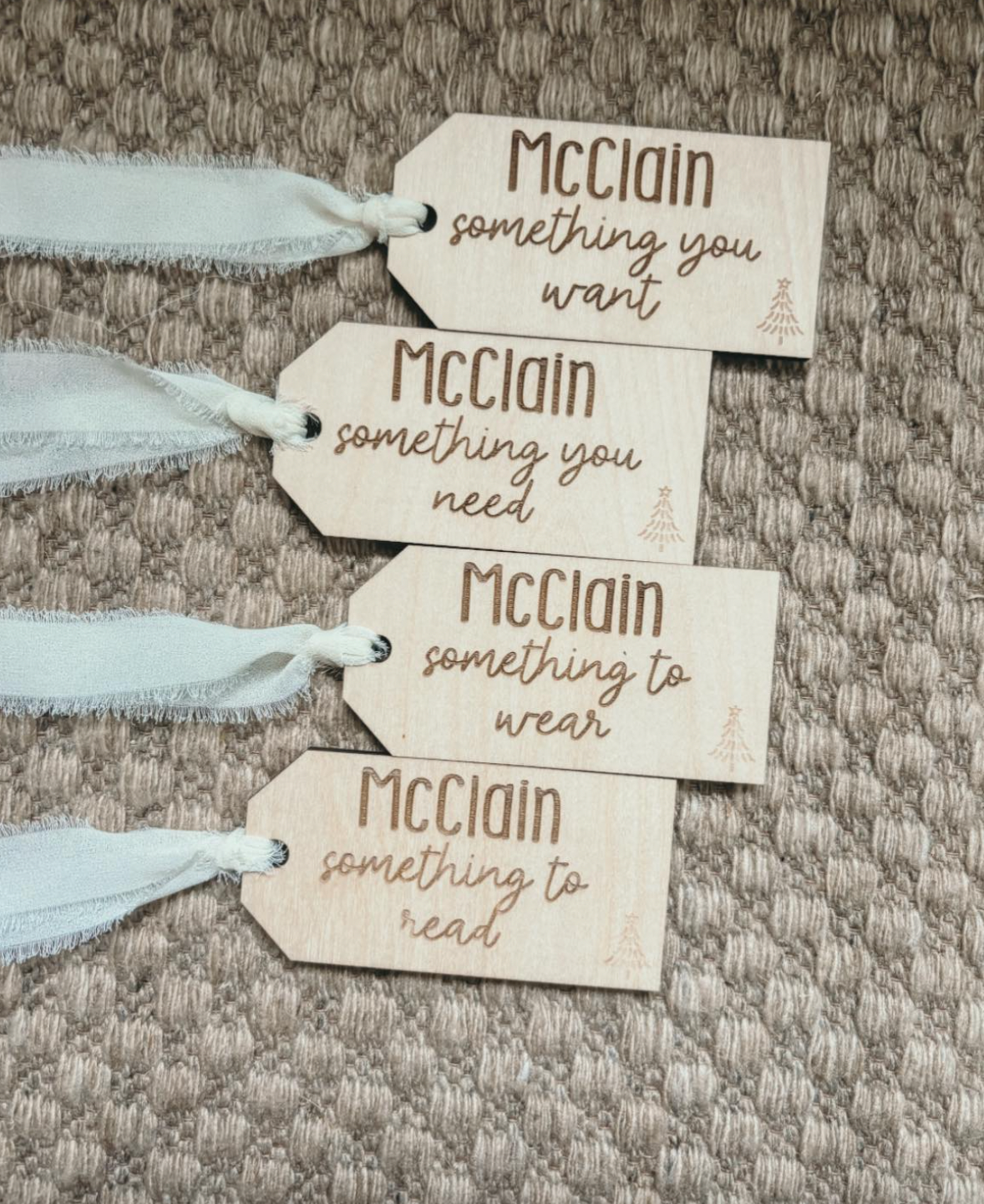 Something you want, need, wear, and read tags