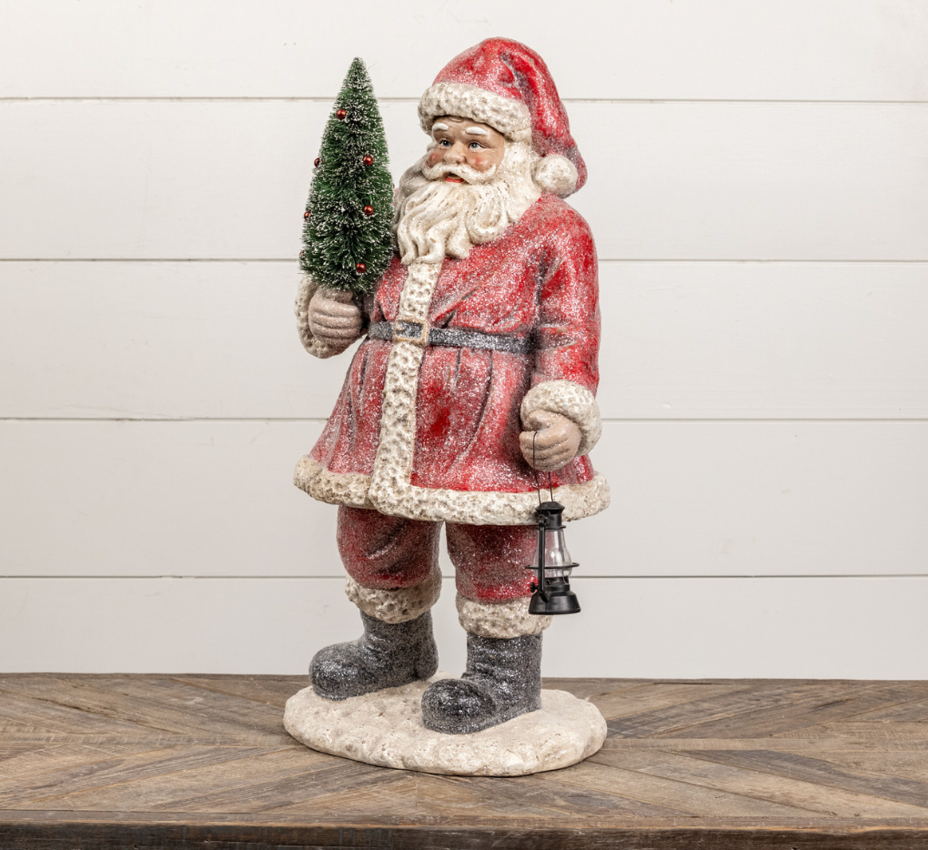 SANTA W/ LANTERN
