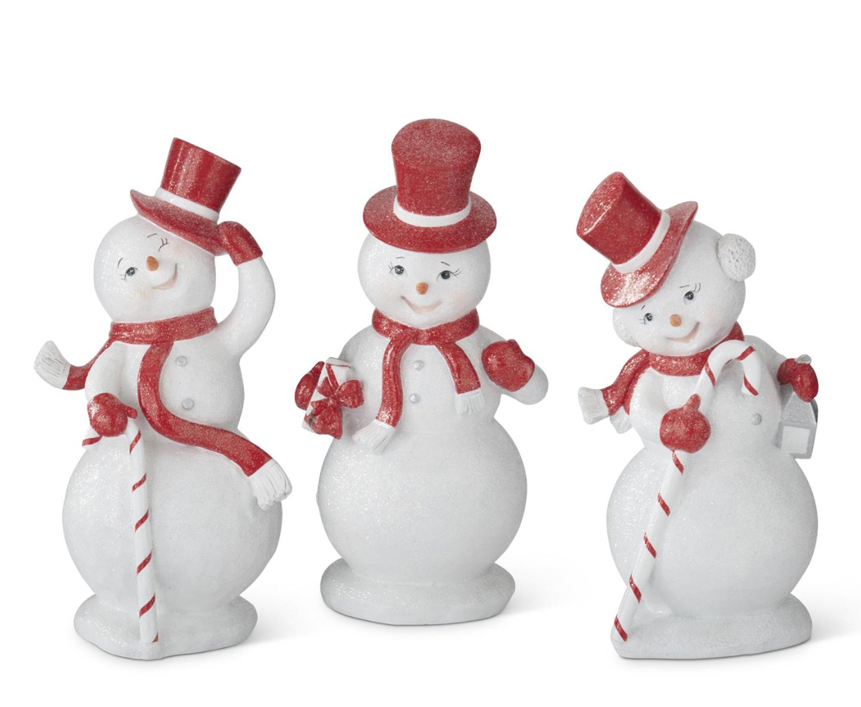 Glittered Snowmen