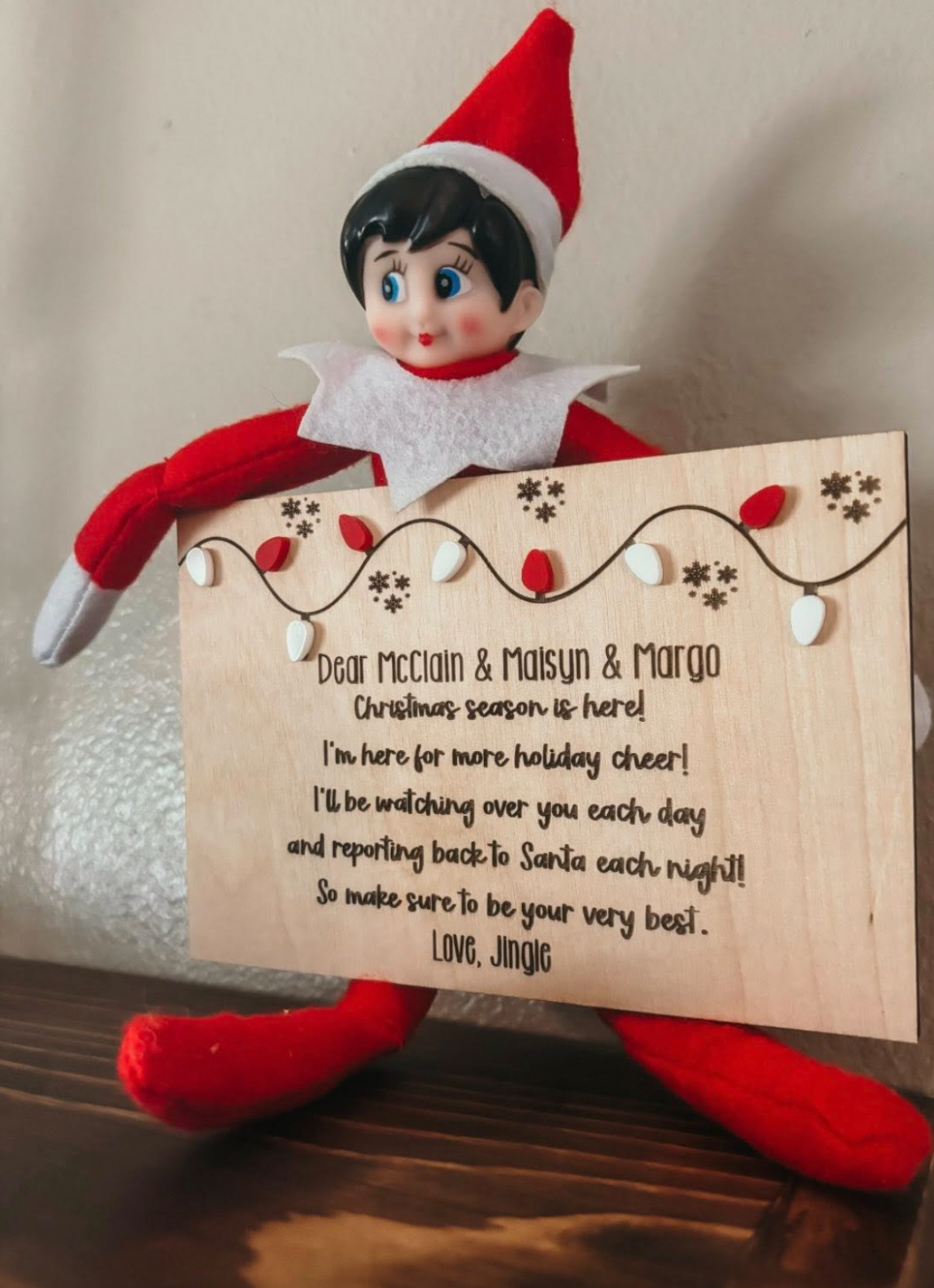 Elf on the Shelf Postcard