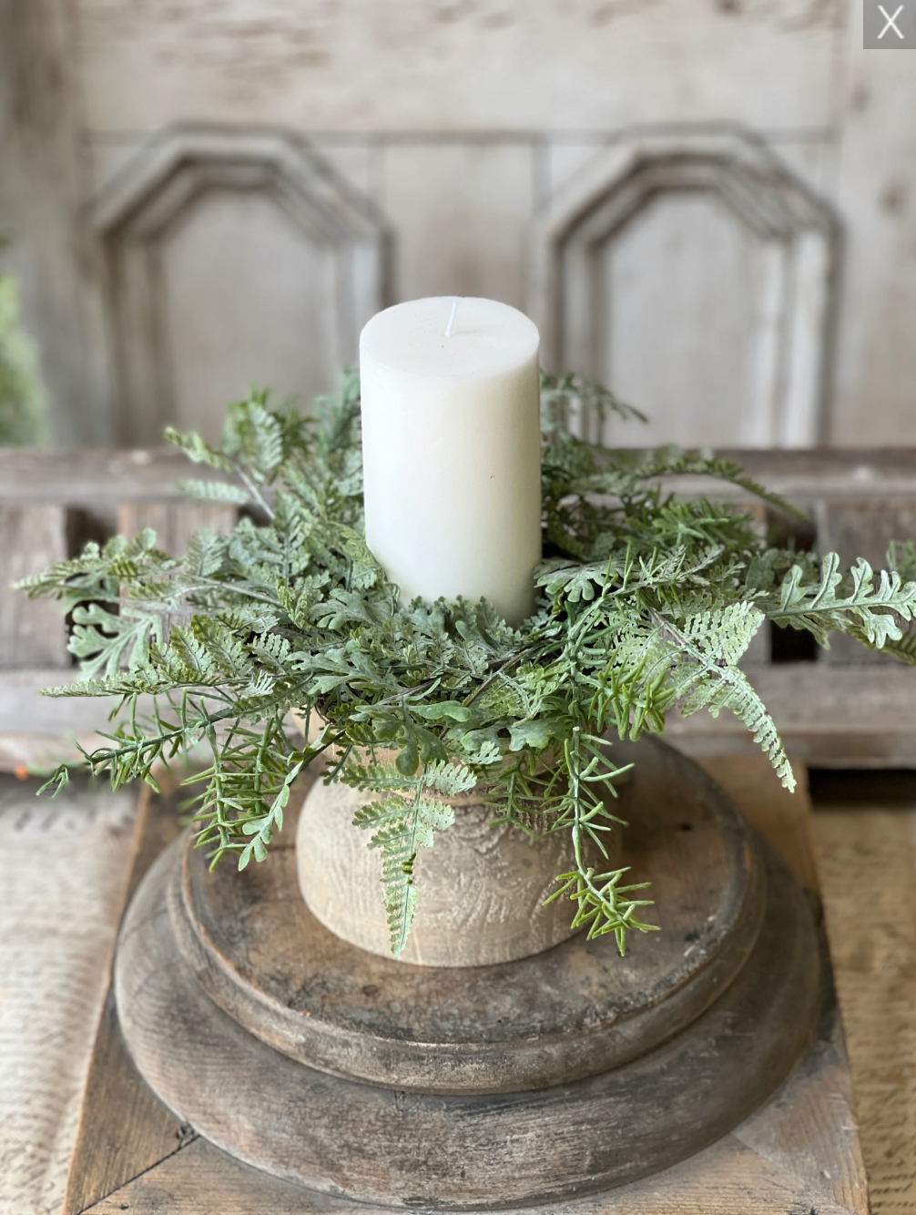 Understory Fern Candle Ring | 12"