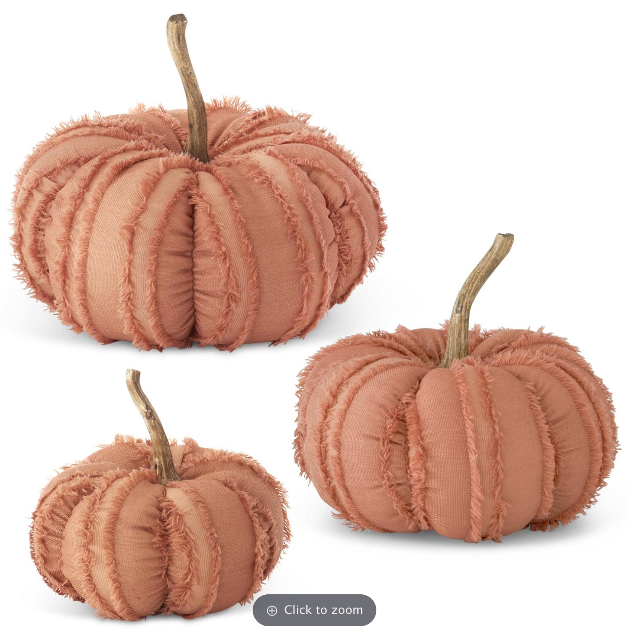 Orange Fringe Pumpkins