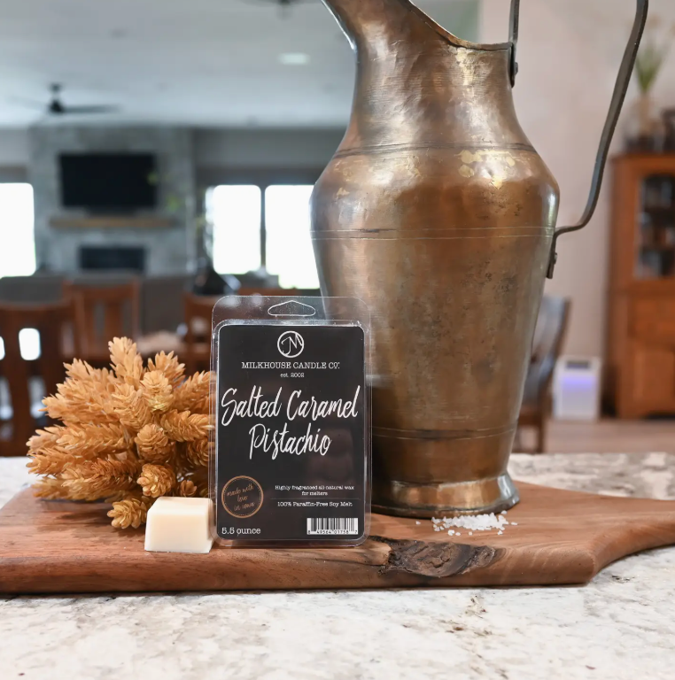 5.5 oz Wax Melts Fall: Salted Caramel Pistachio