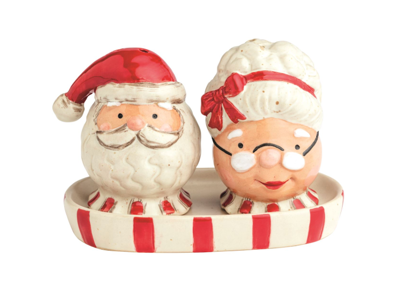 Mr. & Mrs. Claus Salt & Pepper Set