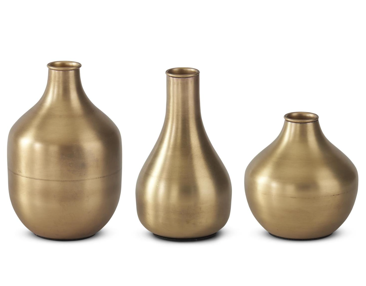 Antique Gold Vase Taper Candleholders
