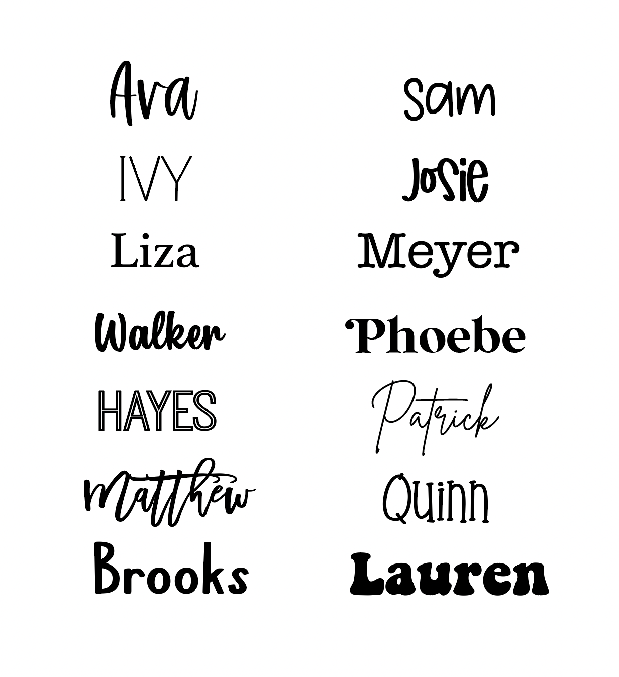 Baby Announcement Name Round