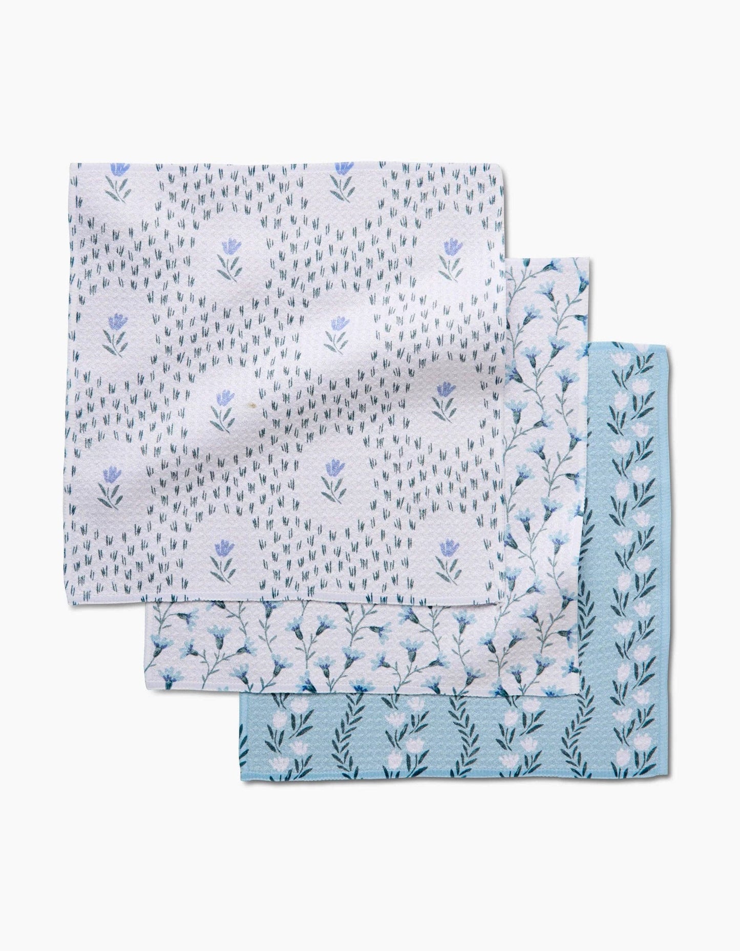 Geometry - Trailing Farmhouse Florals Dishcloth Set
