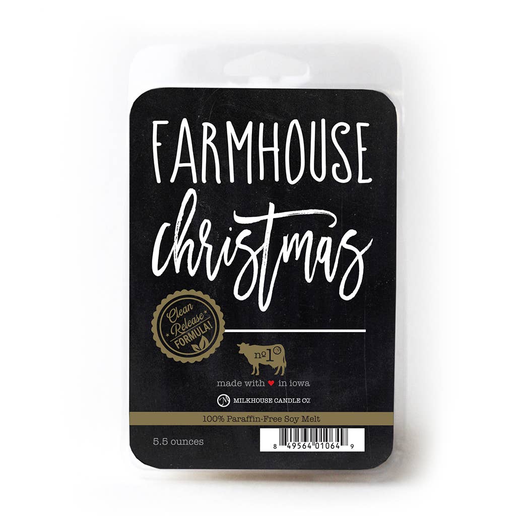 Milkhouse Candle Company - 5.5 oz Wax Melts: Farmhouse Christmas