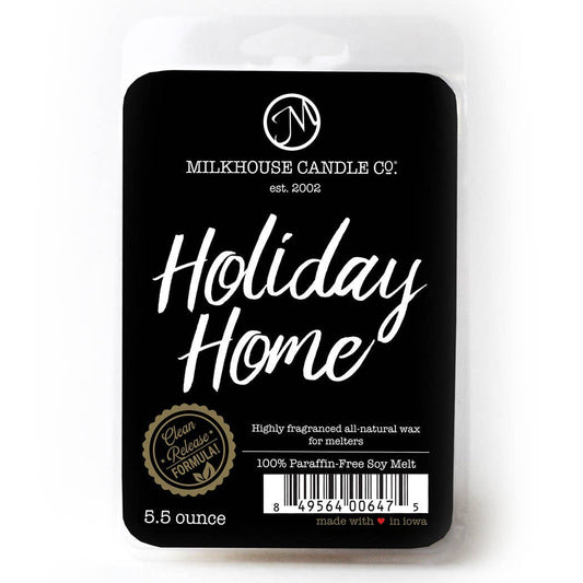 Milkhouse Candle Company - 5.5 oz Wax Melts: Holiday Home