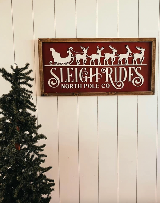 Sleigh Rides Sign
