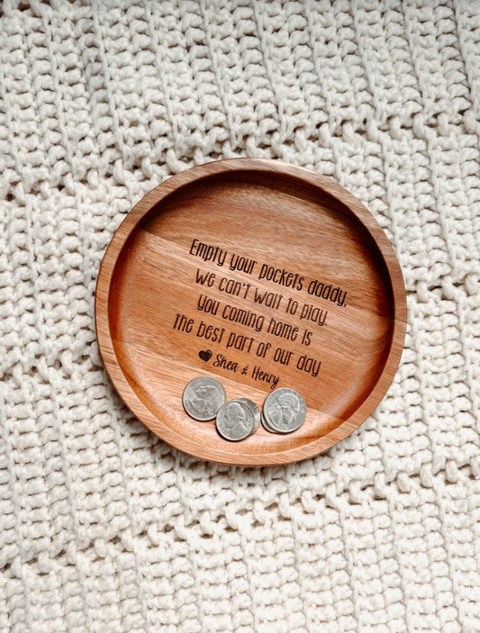Coin tray / catchall for dad