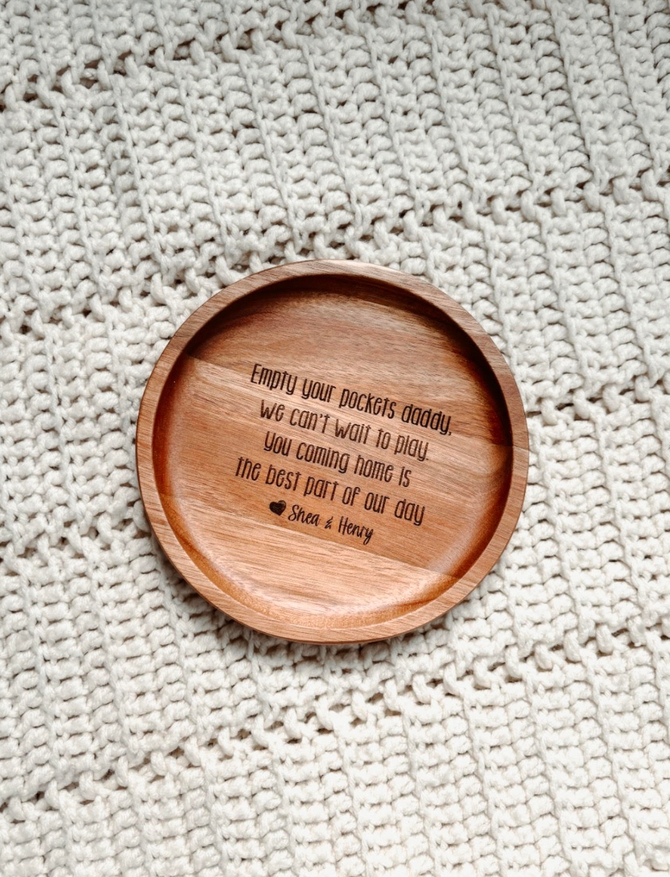 Coin tray / catchall for dad
