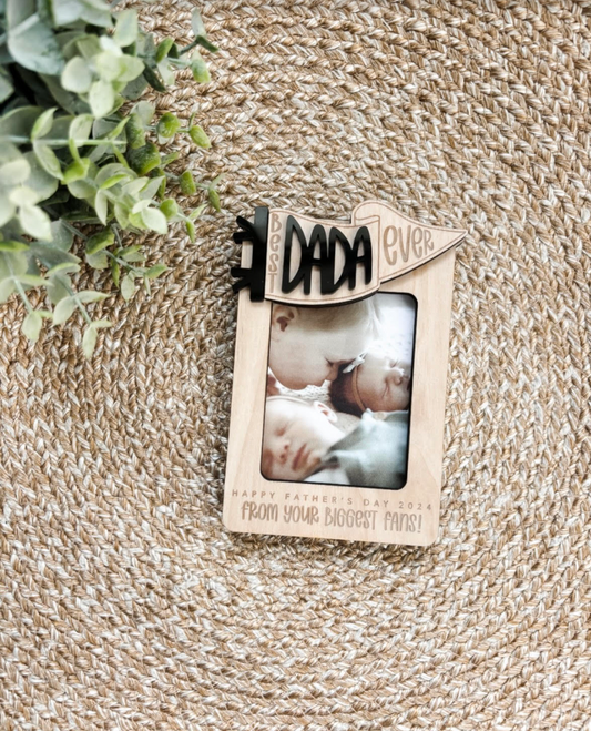 Father's Day Fridge Magnet Photo Frame