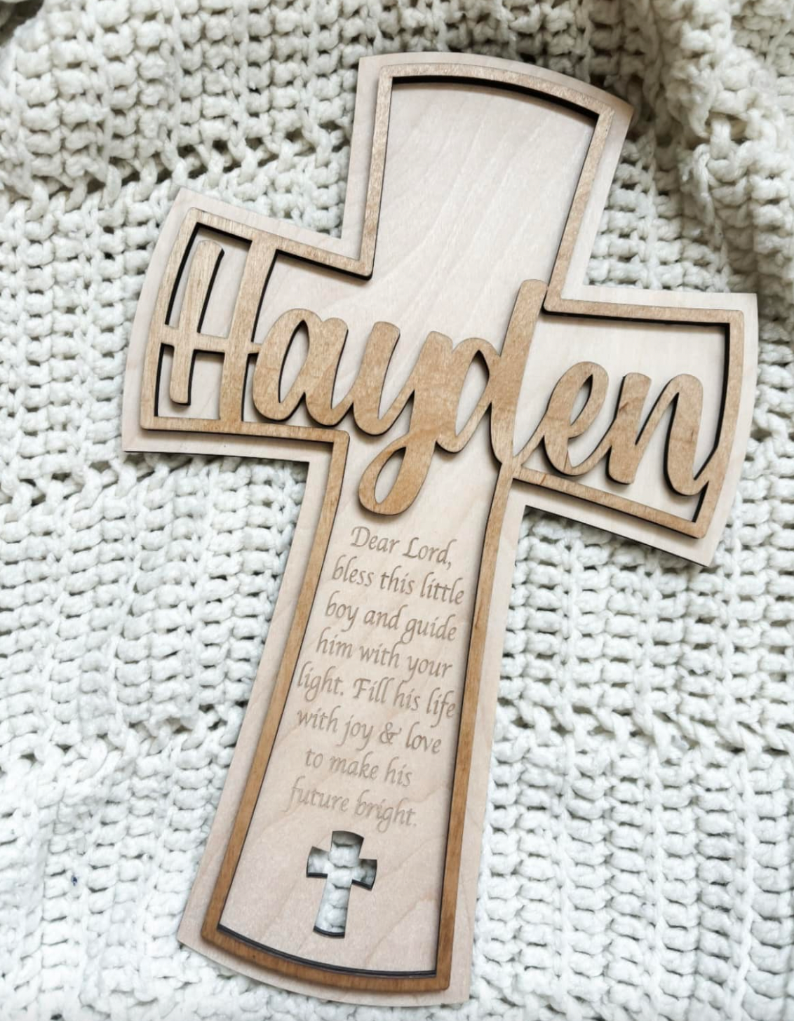 Cross Baptism Gift