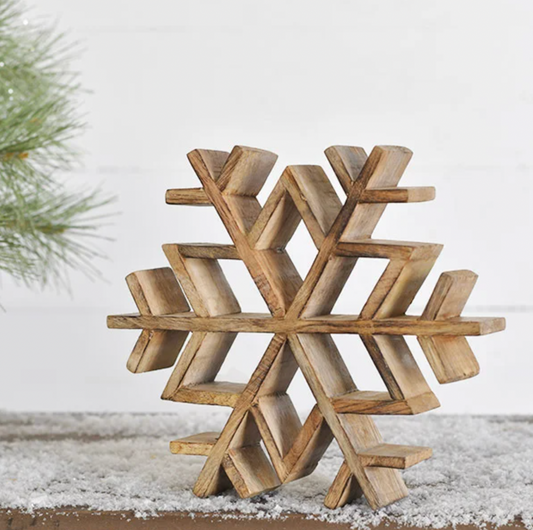 Wooden Snowflake