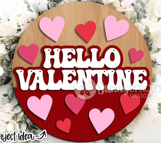 Hello Valentine DIY