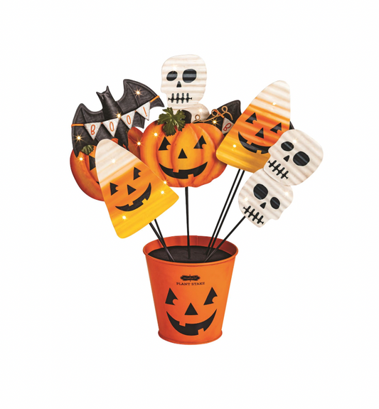 Halloween Plant Stakes - light up