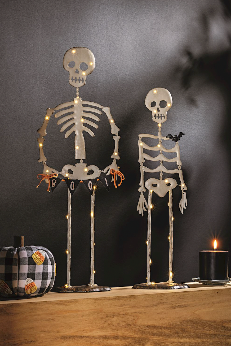 Light Up Skeleton Sitter
