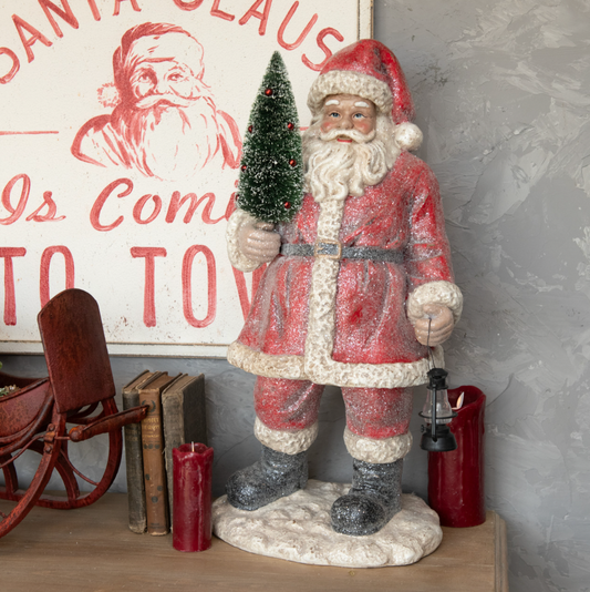SANTA W/ LANTERN