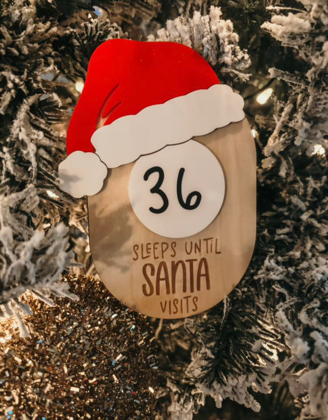 Sleeps until Santa magnet