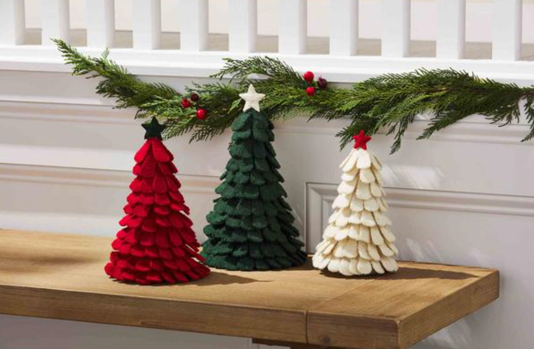 Farm Christmas Felt Tree Sitters