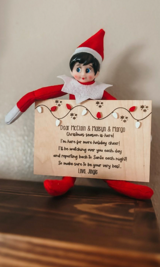 Elf on the Shelf Postcard