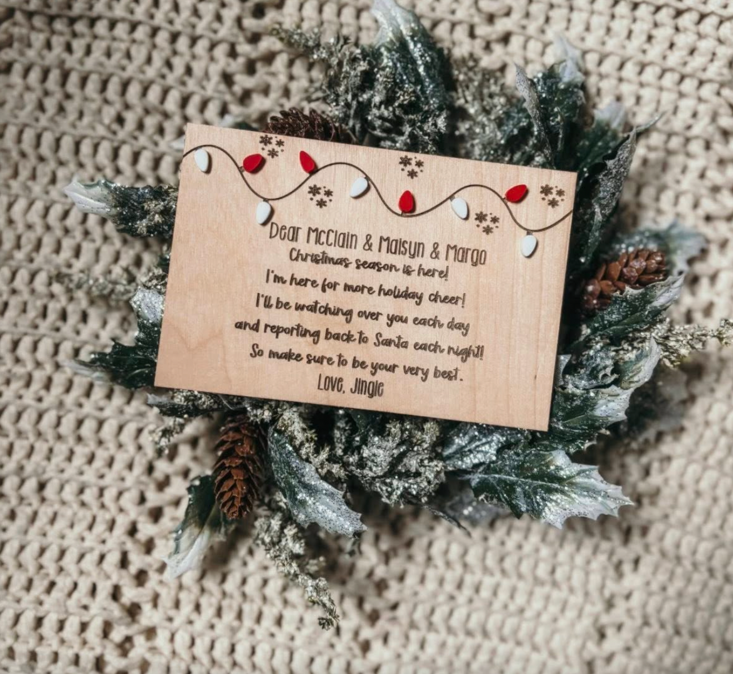 Elf on the Shelf Postcard