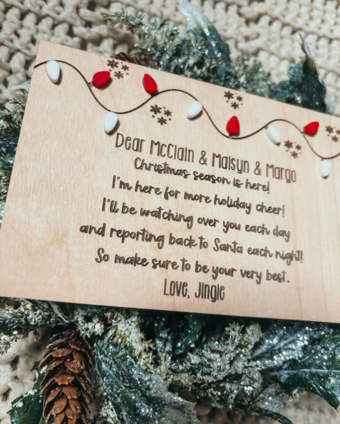 Elf on the Shelf Postcard