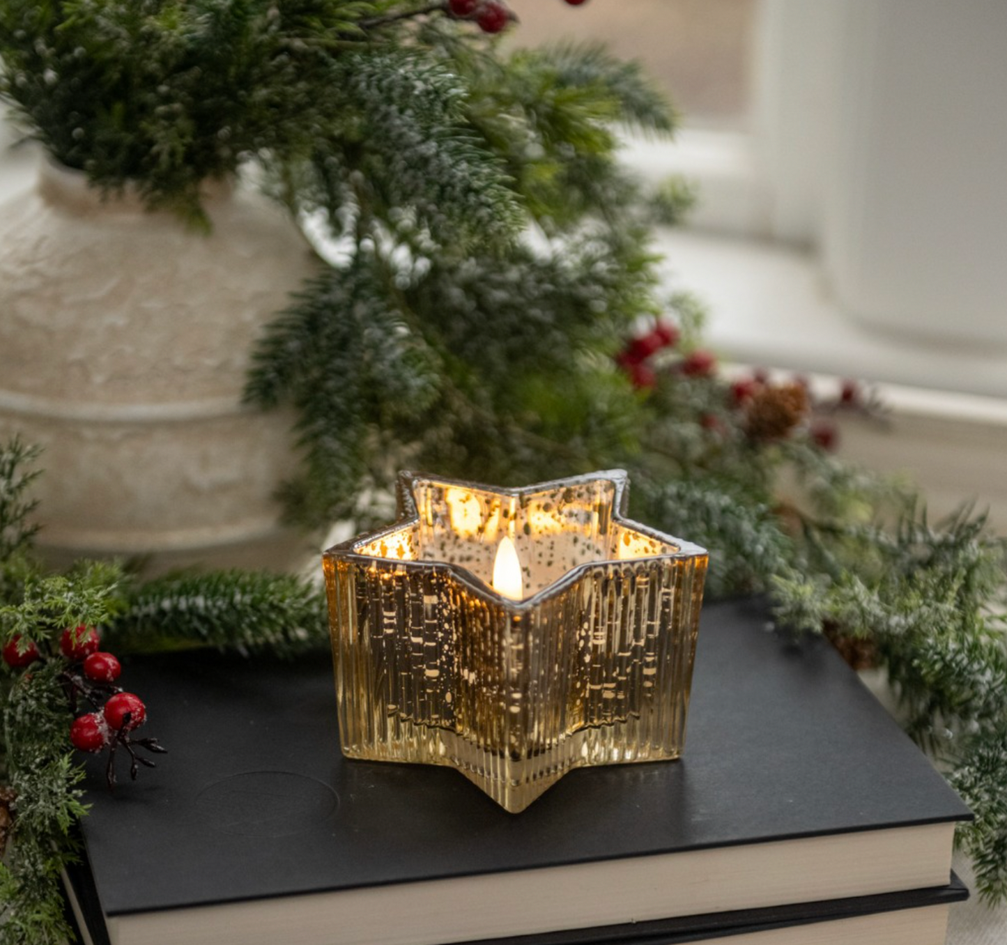 Battery Operated Star Candle