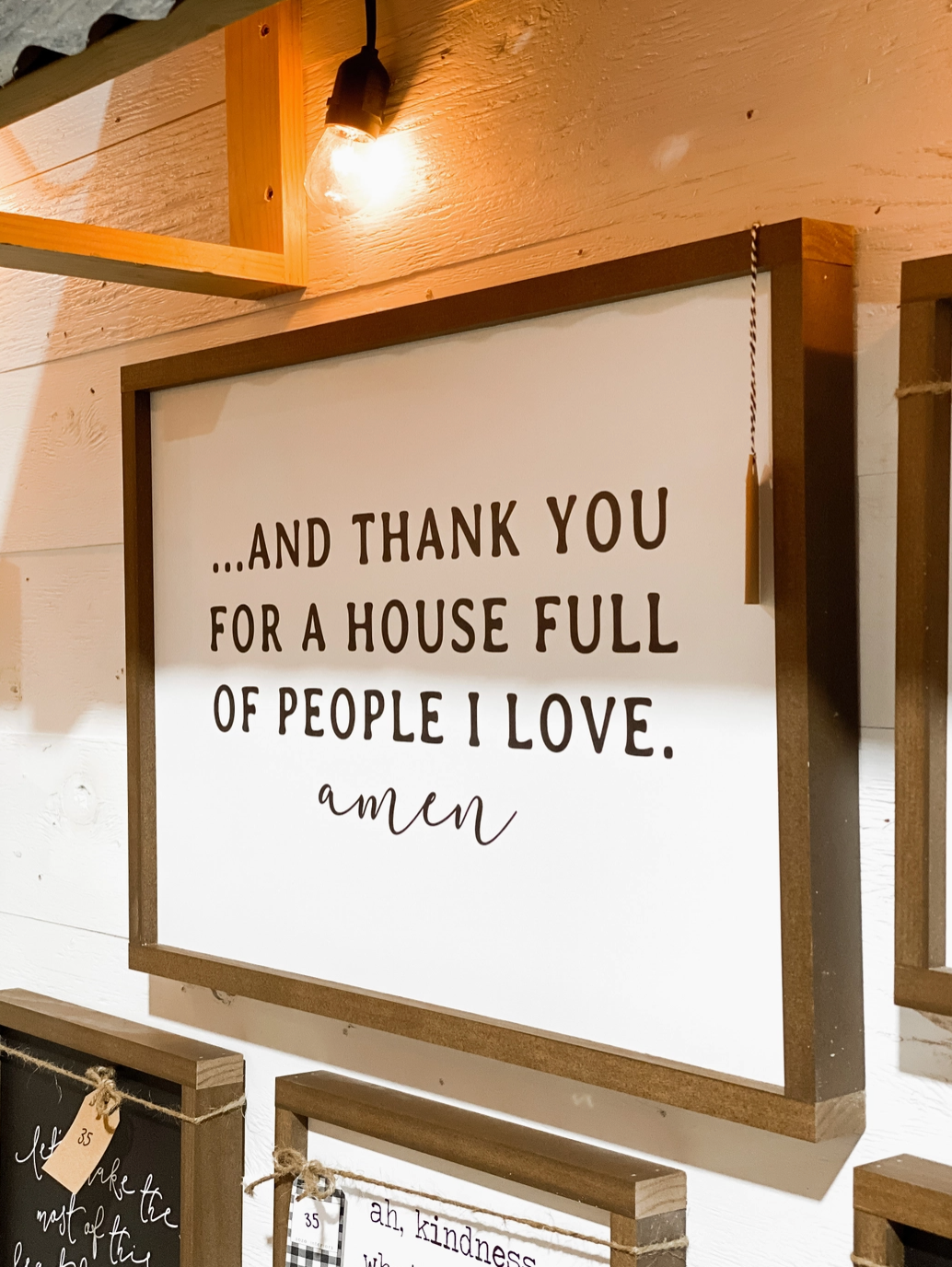 And Thank You For A House Full of Love