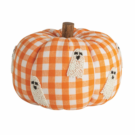 Ghost Beaded Icon Pumpkin