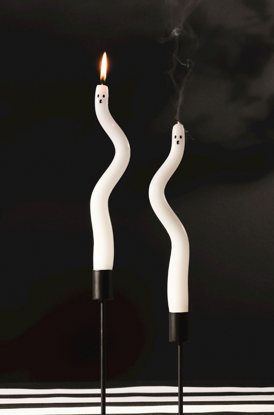 Ghost Taper Candle Set