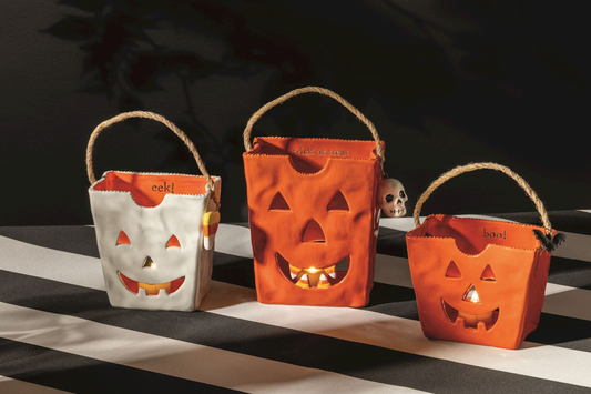 Ceramic Treat Bag Lantern - 3 sizes