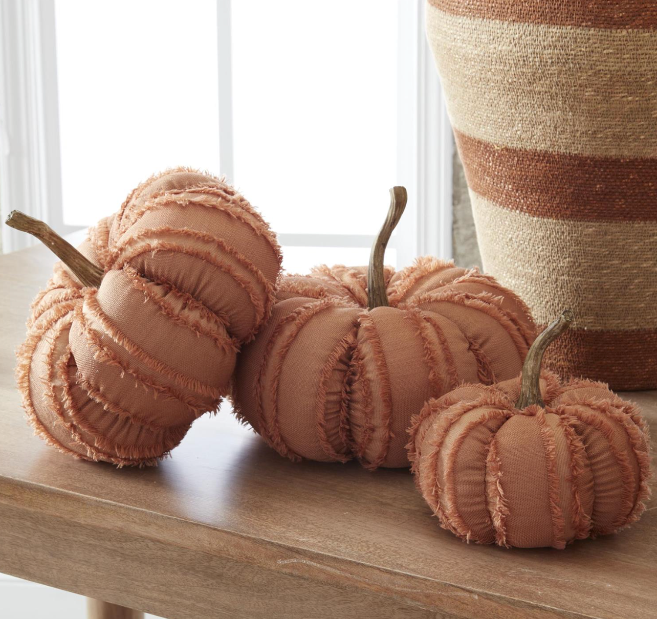 Orange Fringe Pumpkins