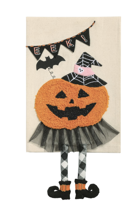 Pumpkin Dangle Leg Towel