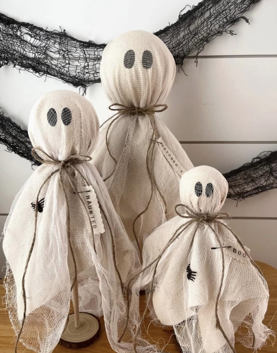 Rustic Primitive Halloween Ghost Home Decor-3 Sizes