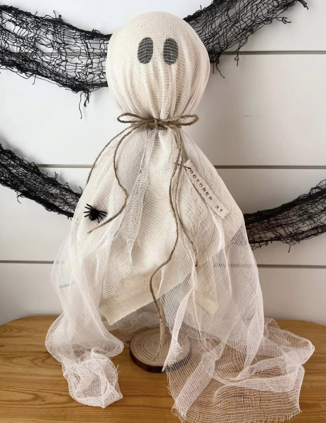 Rustic Primitive Halloween Ghost Home Decor-3 Sizes