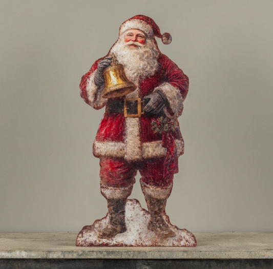 24" SANTA W/ BELL METAL DUMMY BOARD