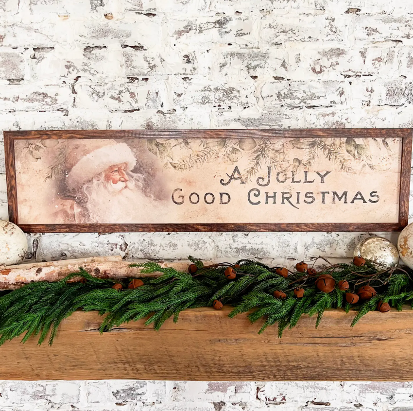 A Jolly Good Christmas Wood Sign