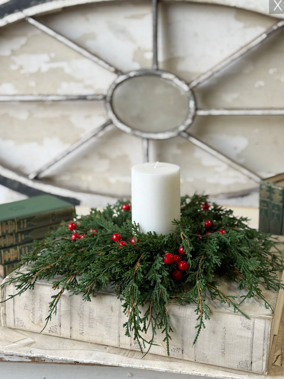 Emerald Celebration Candle Ring