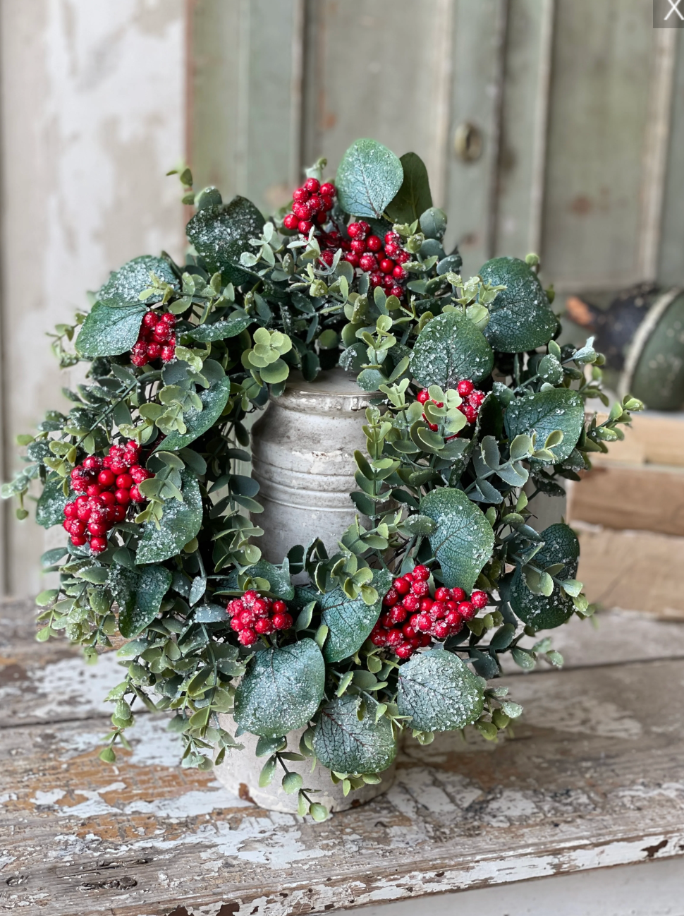 Harlequin Eucalyptus Candle Ring