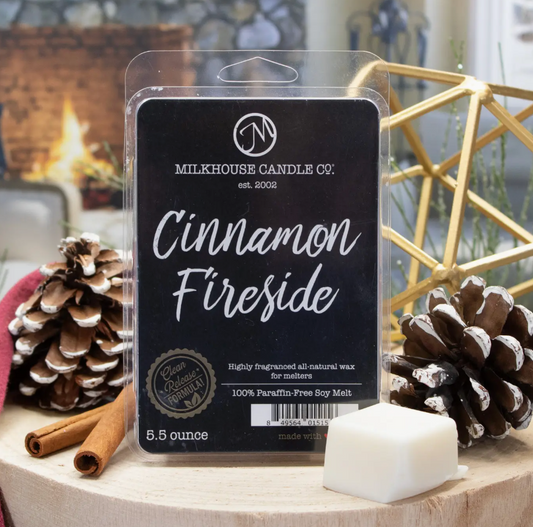 5.5 oz Wax Melts: Cinnamon Fireside