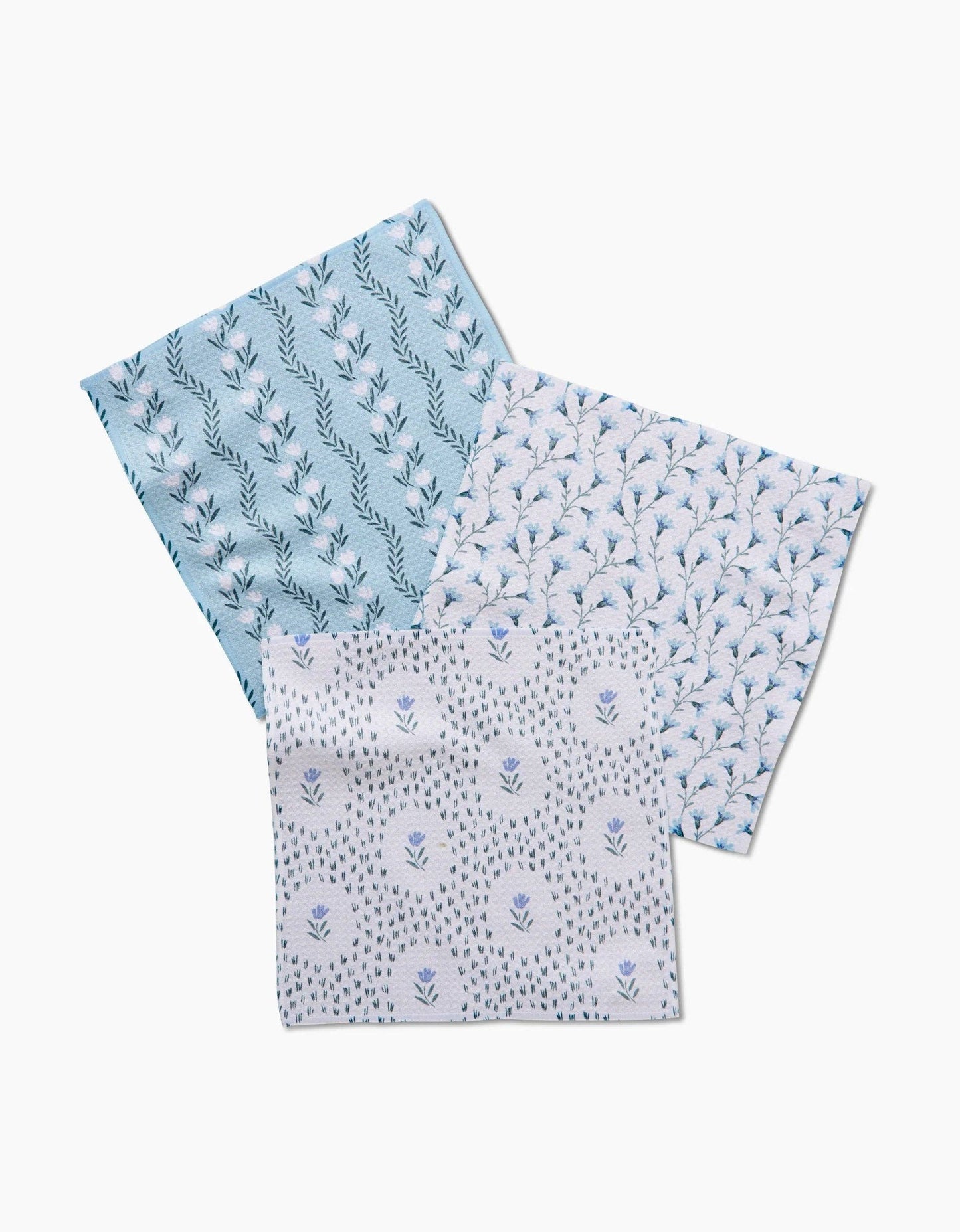 Geometry - Trailing Farmhouse Florals Dishcloth Set
