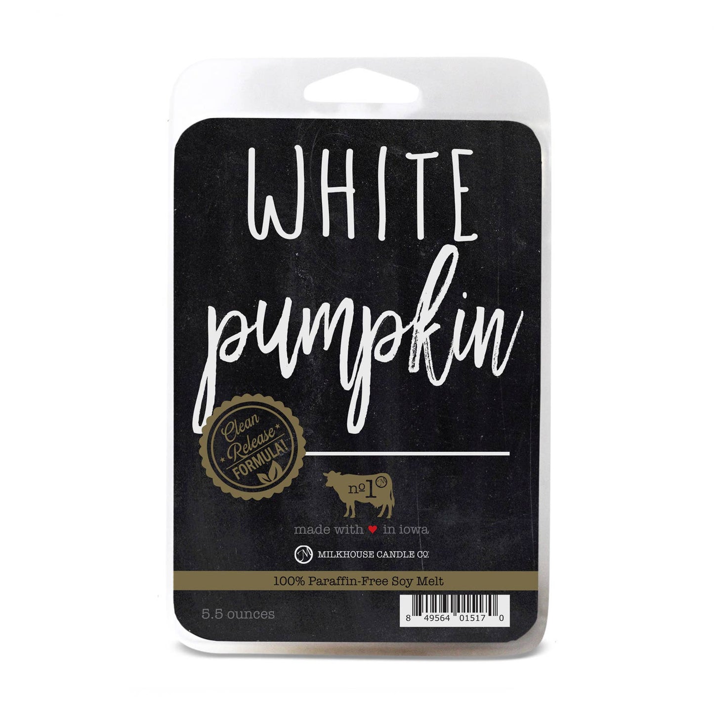 Milkhouse Candle Company - 5.5 oz Wax Melts: White Pumpkin